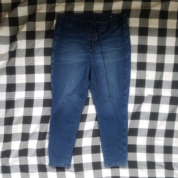 American eagle lace up jeans size 16 short